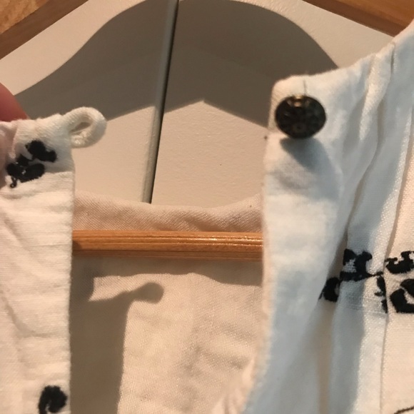 Anthropologie linen embroidered tank - Picture 14 of 14